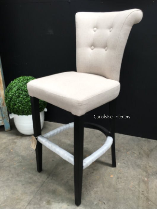 Montague Upholstered Buttoned Back Bar Stool
