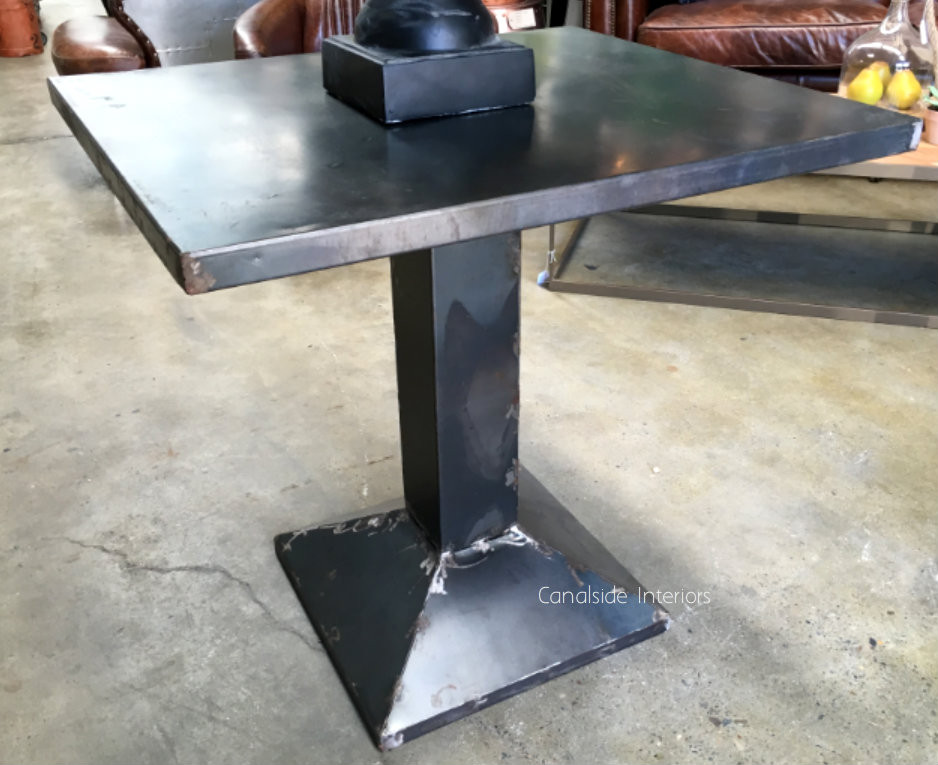 Submarine Industrial Metal Cafe Table