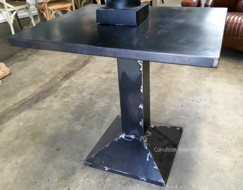 Submarine Industrial Metal Cafe Table