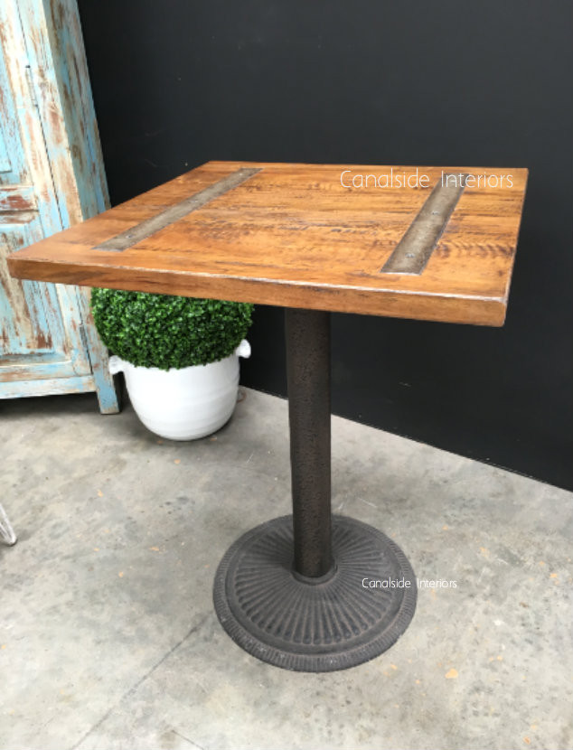 Railway Inlay Café Table Top