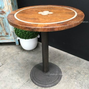 Greenwich Inlay Round Café Table Top