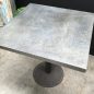 Cafe Table Top - Metal Style with exposed rivets - 70cm Square