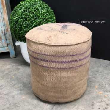 Zoe Hessian Ottoman