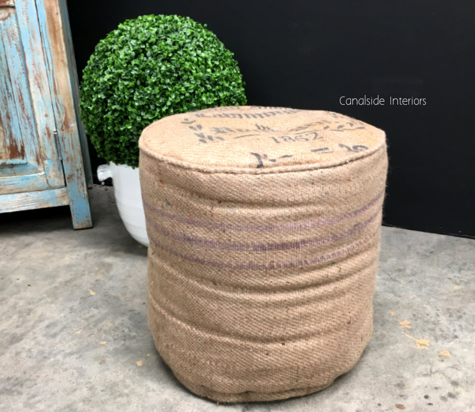 Zoe Hessian Ottoman 1862 Print