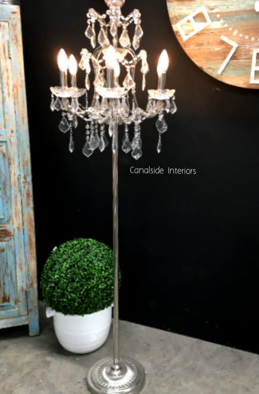 Florian Silver Floor Lamp