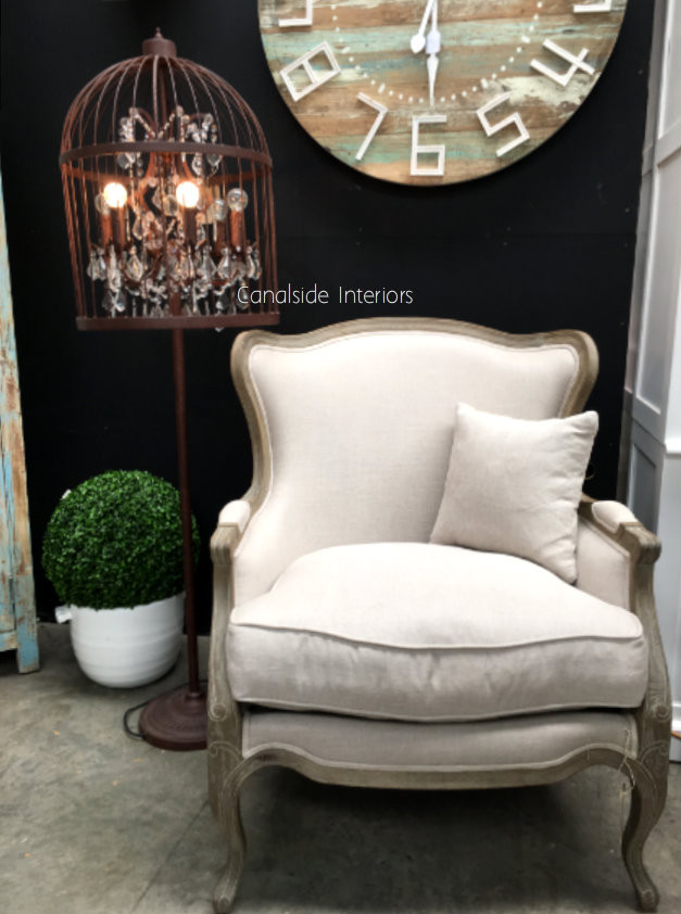 Vintage Birdcage Floor Lamp