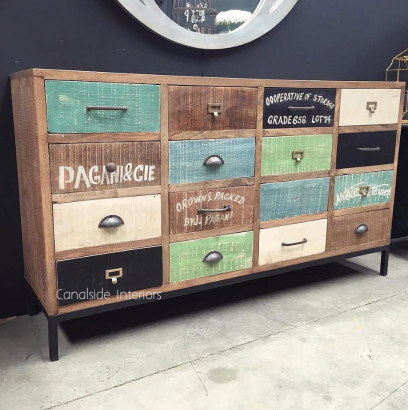 Apothecary Multi Colour Sideboard