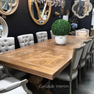 Banquet Size Artisan Parquetry Dining Table