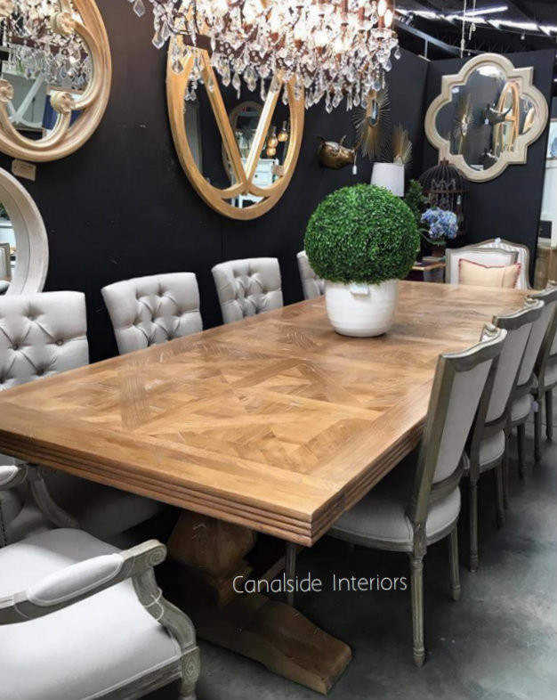Banquet Size Artisan Parquetry Dining Table