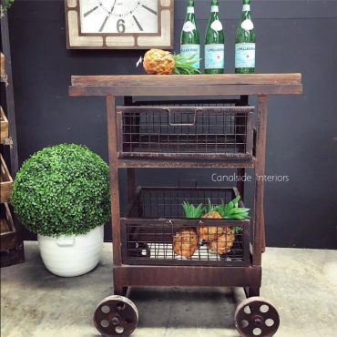 Tutti Frutti Industrial Island Workbench / Cart