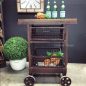 Tutti Frutti Industrial Island Workbench / Cart