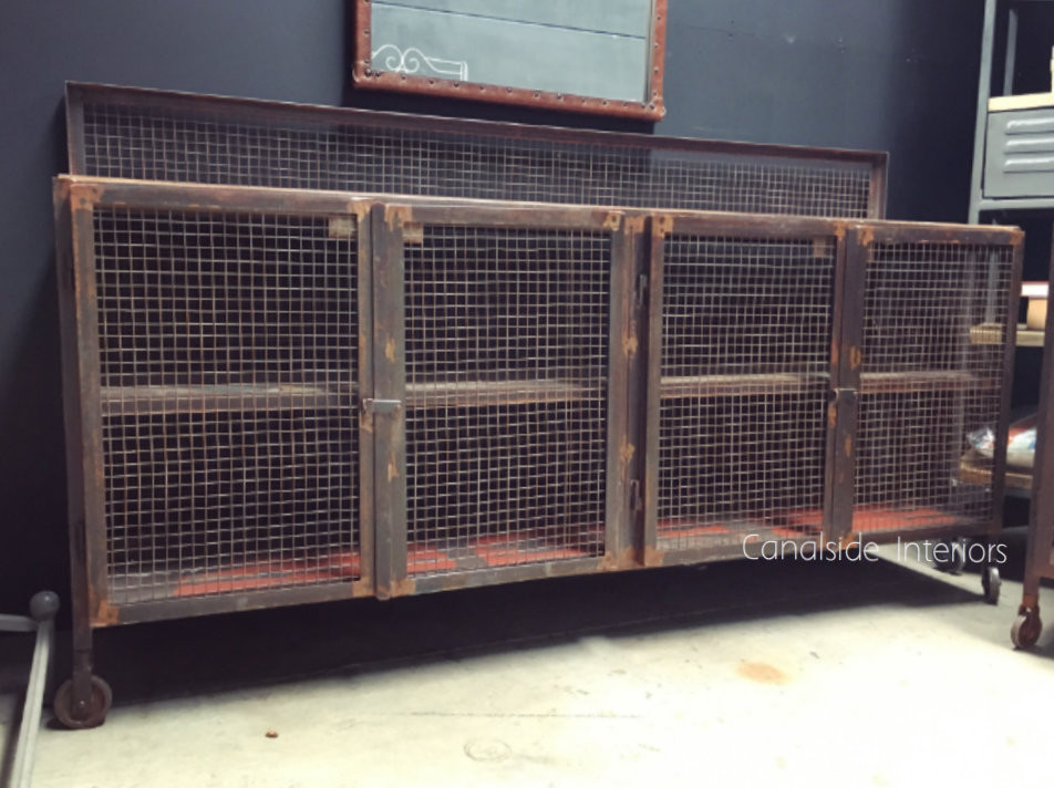 Lothbrok Industrial Mesh TV Unit / Sideboard