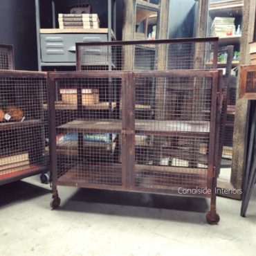 Lothbrok Industrial Mesh TV Unit / Sideboard - Small
