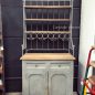 Market Hill French Country Rustic Sideboard / Cupboard with Metal Hutch