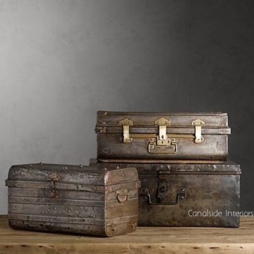 Industrial Trunks / Suitcases
Image via www.pinterest.com/canalsideint contact for details