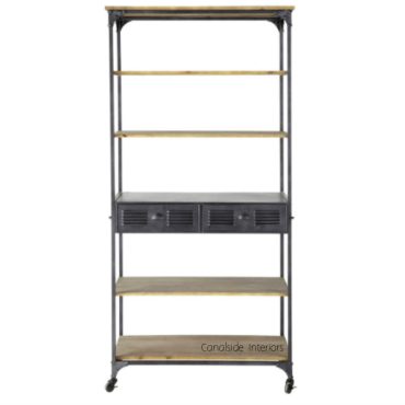 Ragnar 2 Drawer Display Unit / Bookshelf