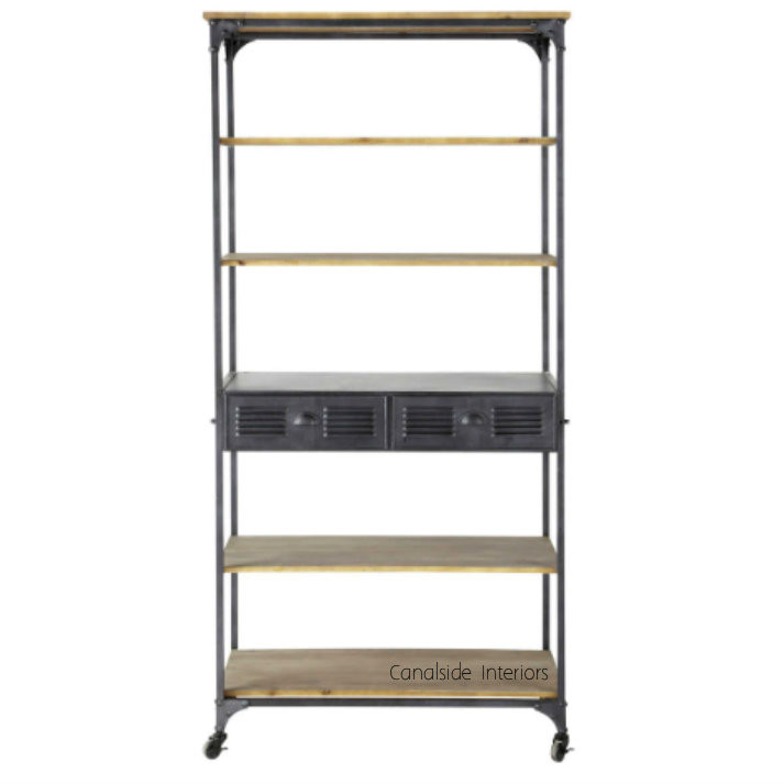 Ragnar 2 Drawer Display Unit / Bookshelf