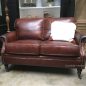 Newport Aged Leather 2-Seater Lounge