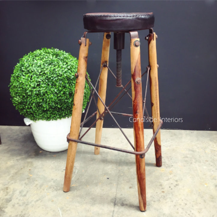 Crutch Adjustable Bar Stool