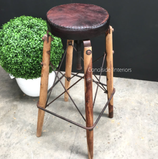 Crutch Adjustable Bar Stool