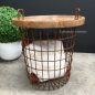 Basketcase Side Table with Storage