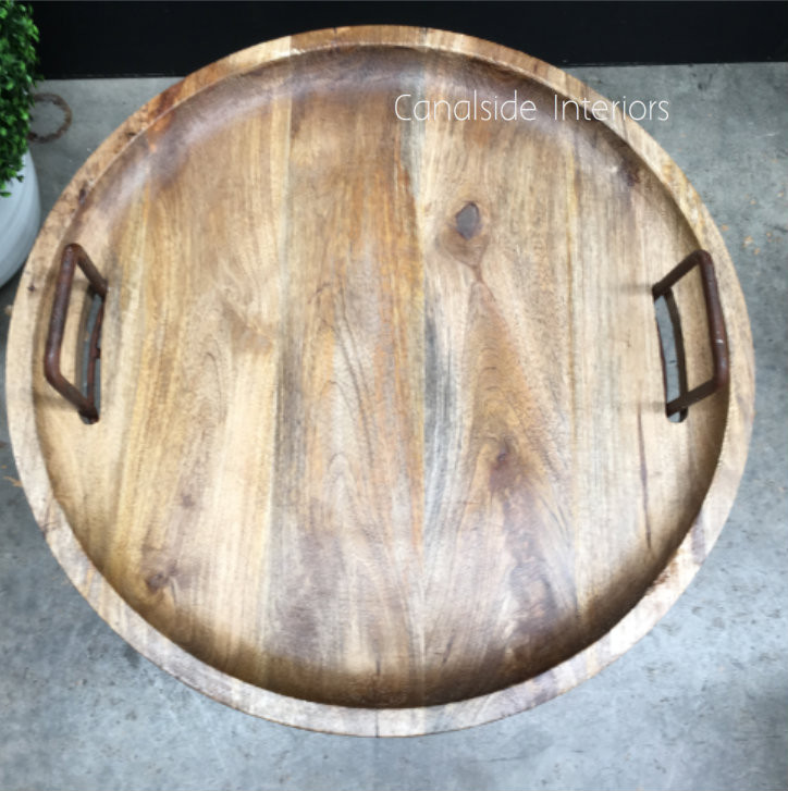 Basketcase Side Table with Storage