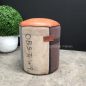 Deputy Aged Leather Ottoman / Stool