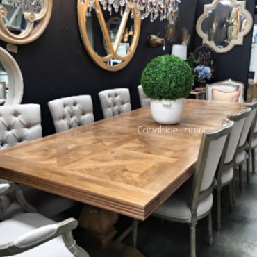 Banquet Size Artisan Parquetry Dining Table
