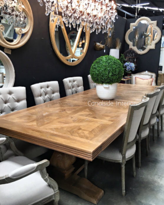 Banquet Size Artisan Parquetry Dining Table
