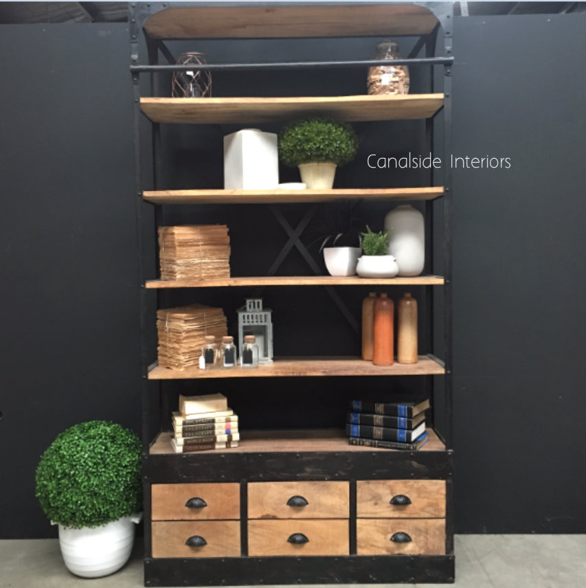 Shipyard 6 Drawer Industrial Shelving Unit