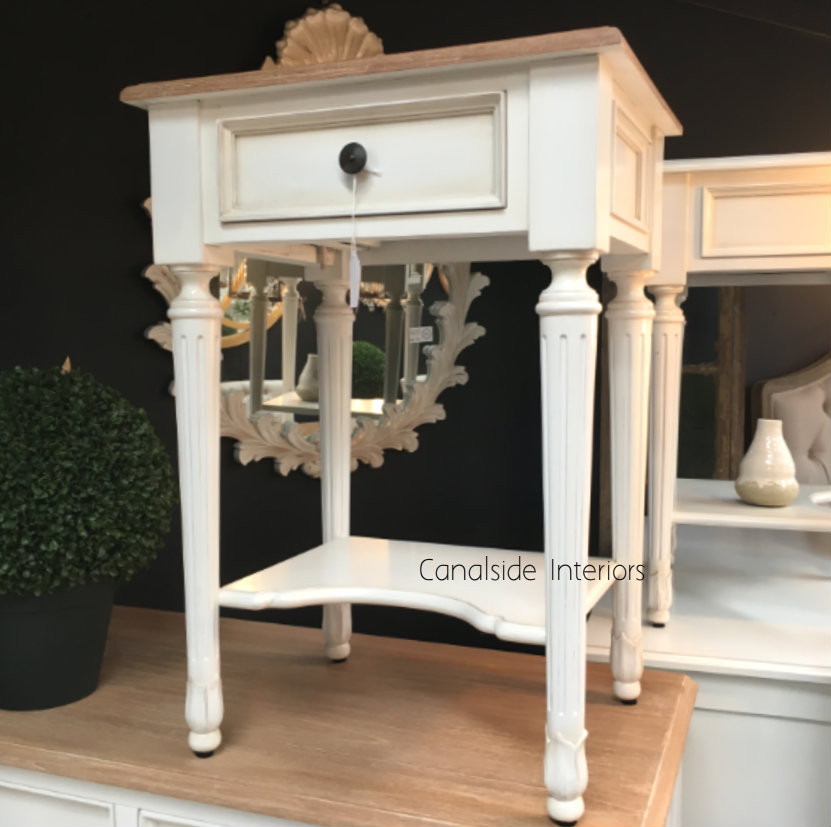 Nadine II Hamptons 1 Drawer Bedside