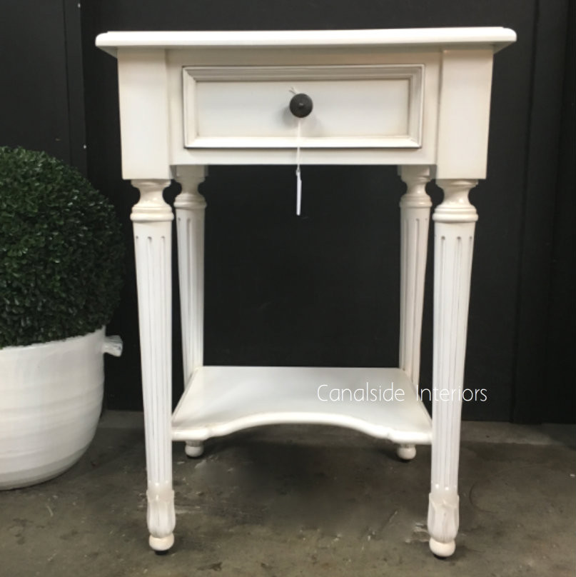 Nadine II Hamptons 1 Drawer Bedside