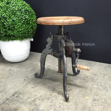 Valor Adjustable Industrial Stool with Crank