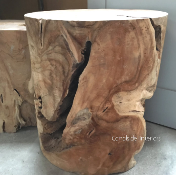 Organic Log Trunk Stools / Side Tables
