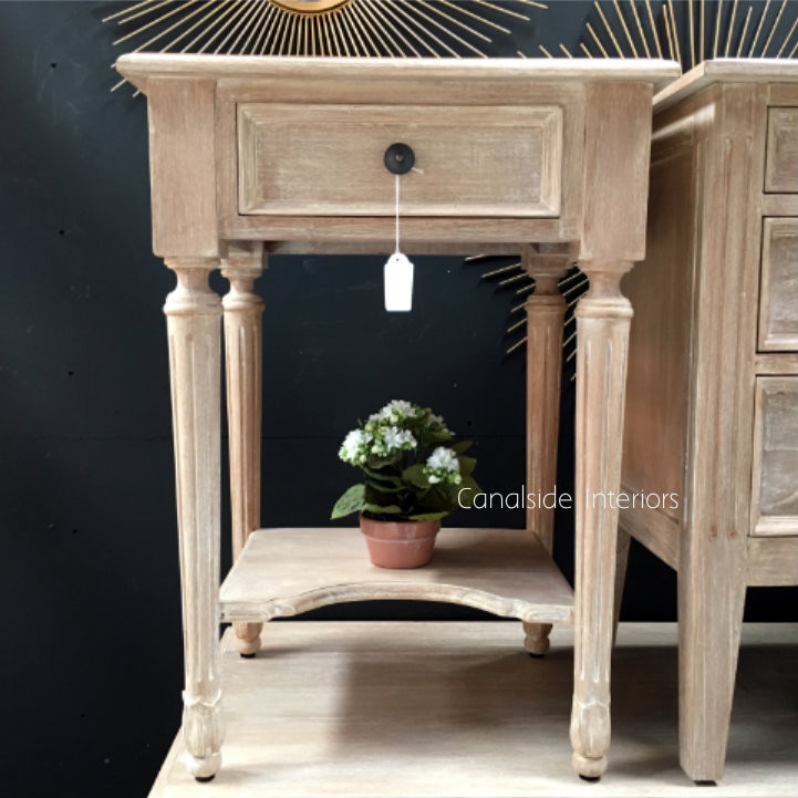 Nadine II Hamptons 1 Drawer Bedside