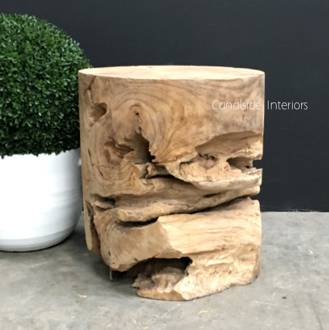 Organic Log Trunk Stools / Side Tables
