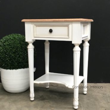 Nadine II Hamptons 1 Drawer Bedside