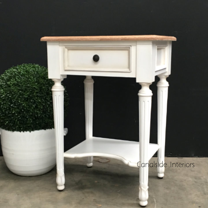 Nadine II Hamptons 1 Drawer Bedside