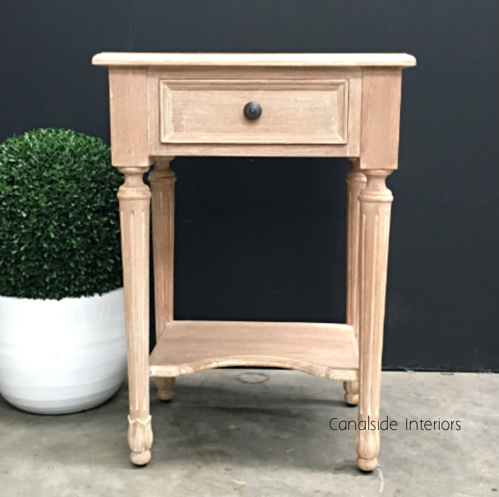 Nadine II Hamptons 1 Drawer Bedside