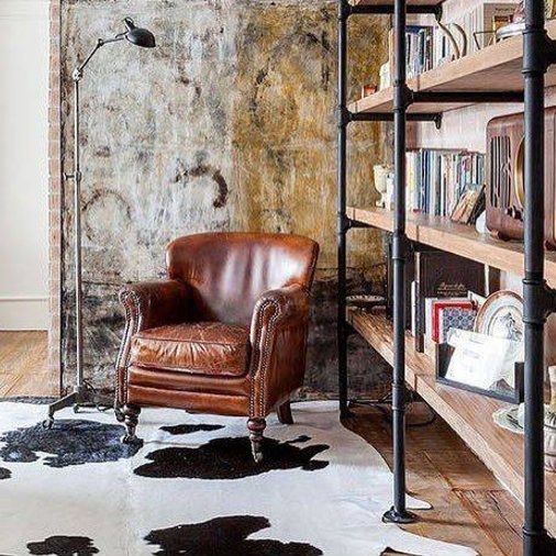 Doctus Aged Leather Armchair
