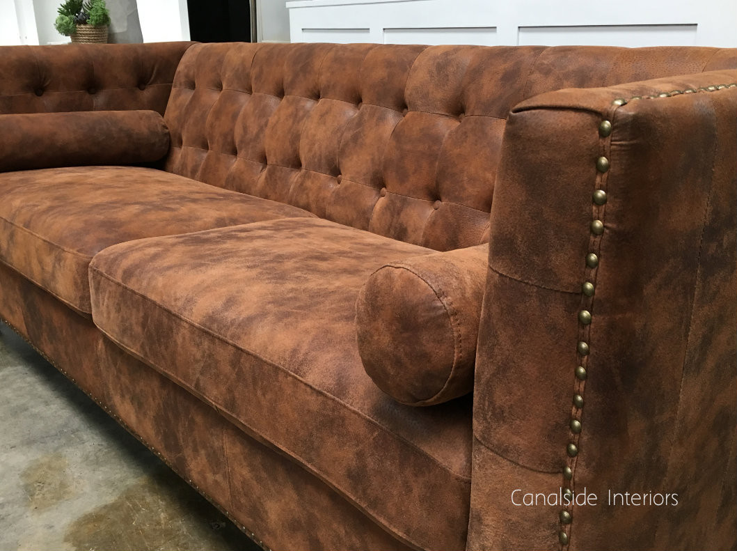 Everdene Suede Leather Sofa