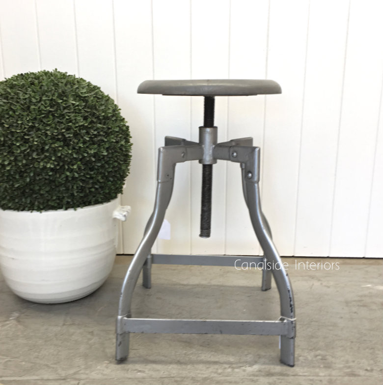 Satellite Industrial Adjustable Stool