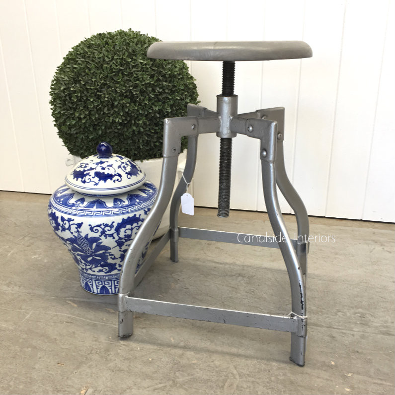 Satellite Industrial Adjustable Stool