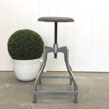 Satellite Industrial Adjustable Stool