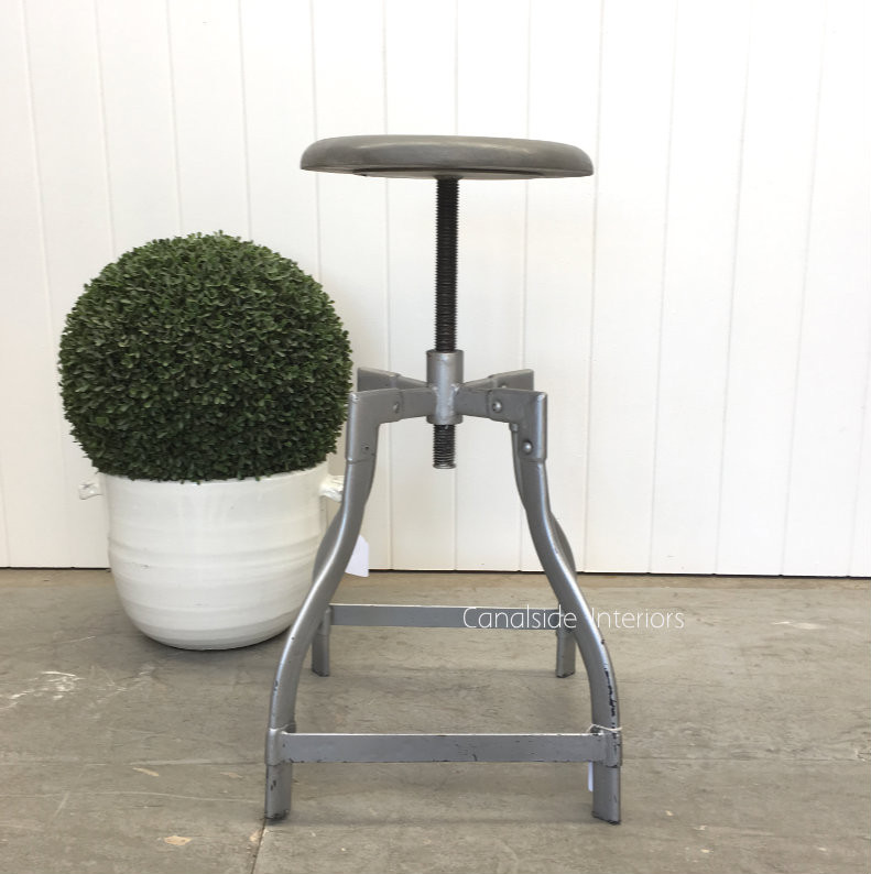 Satellite Industrial Adjustable Stool