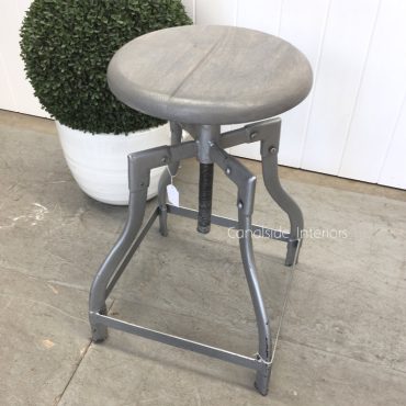Satellite Industrial Adjustable Stool