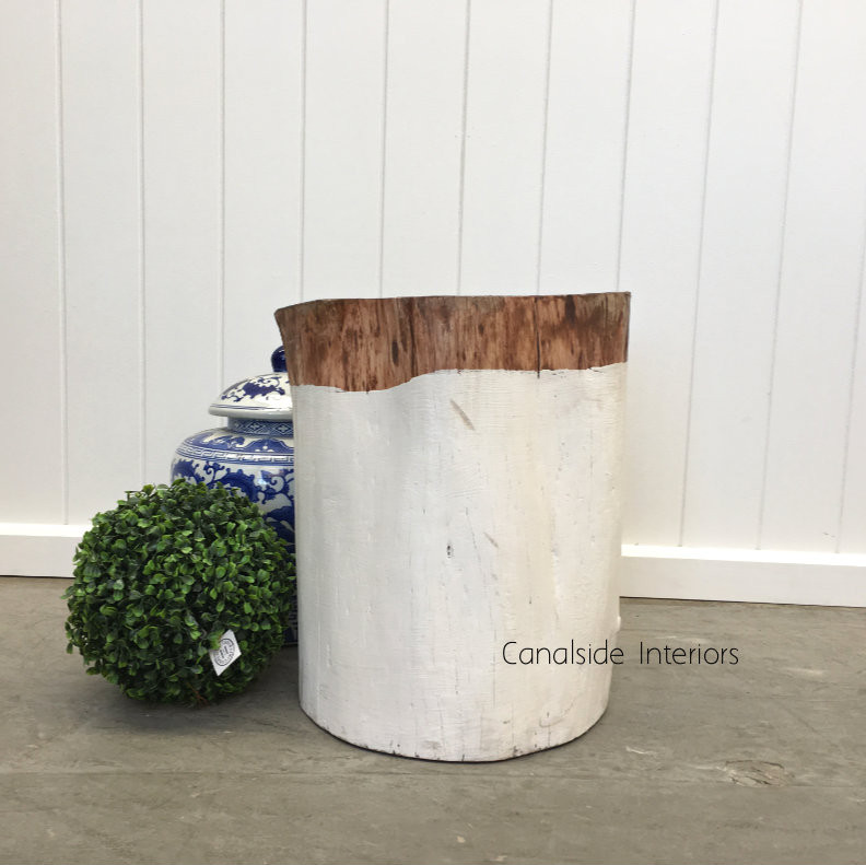 Organic Log Trunk Stools / Side Tables