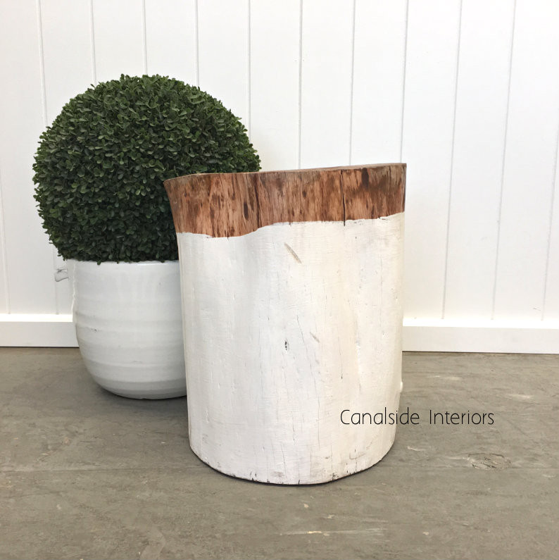 Organic Log Trunk Stools / Side Tables