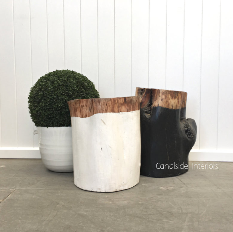 Organic Log Trunk Stools / Side Tables