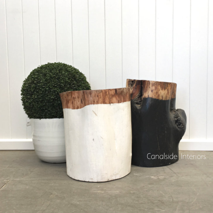 Organic Log Trunk Stools / Side Tables